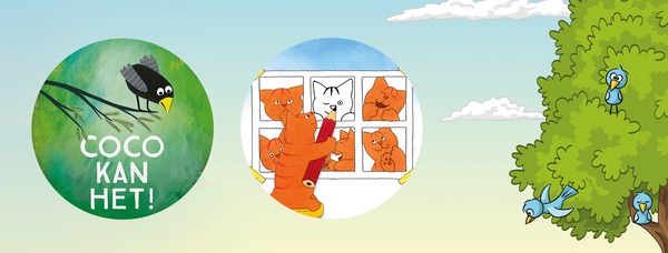 Coco en Dikkie Dik te zien tijdens het  Peuterfestival Dieren in de Tuin