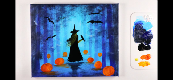 Halloween Schilderen met Annelotte Vos