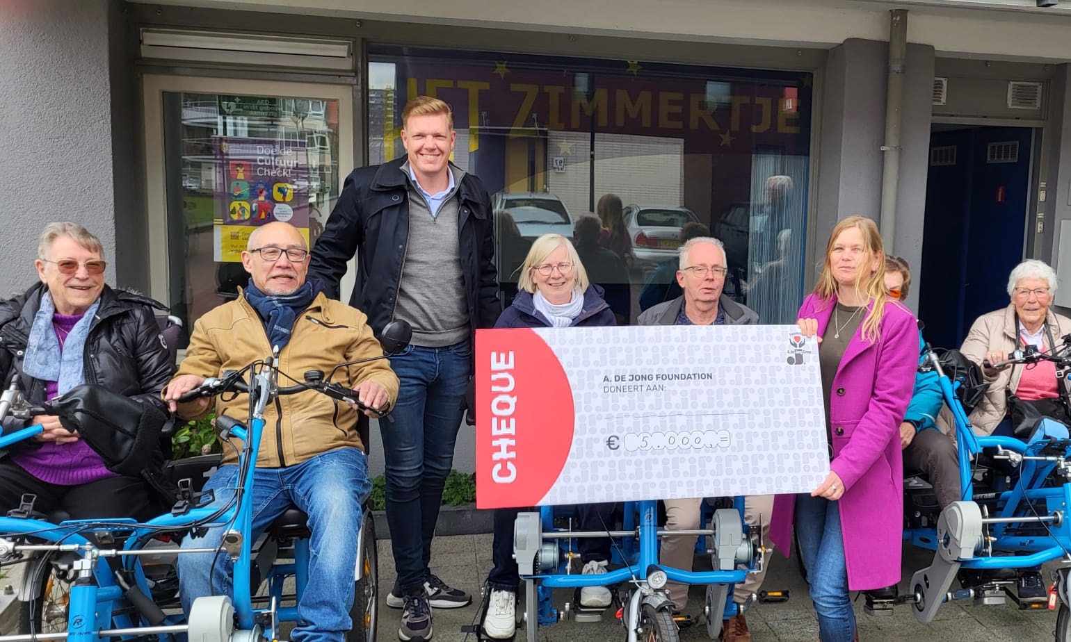 Donatie voor Fietsmaatjes Schiedam