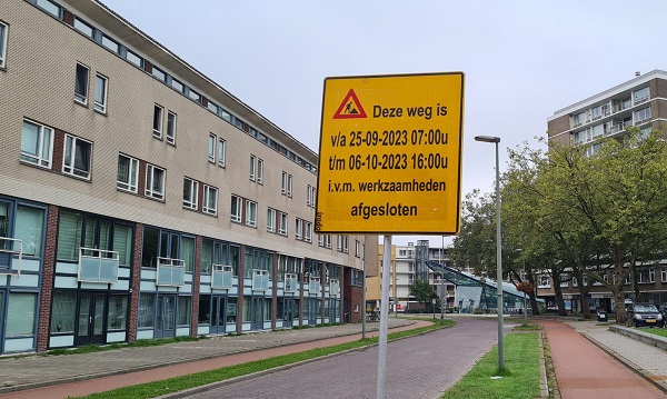 De Parkweg gaat zo'n 12 weken op de schop