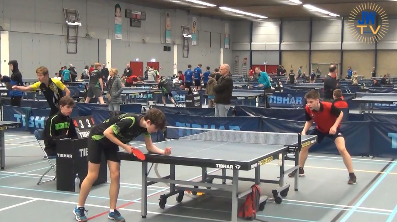 Tafeltennis in Margriethal voor ZH-kampioenschap