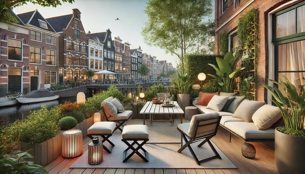 De Schiedamse tuin: compacte tuinstoel of loungeset?