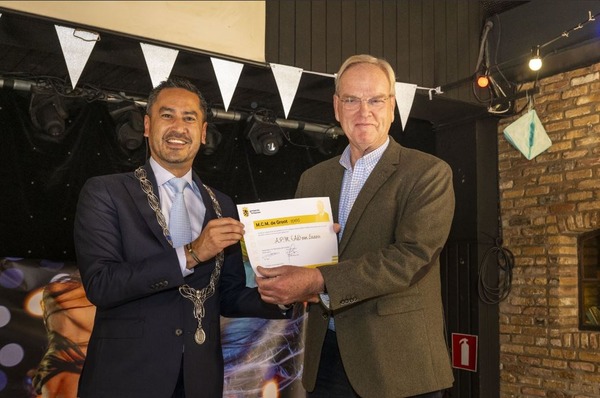 M.C.M. de Grootspeld voor Ad van Leeuwen