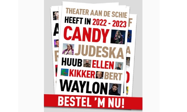 Programma seizoen 2022-2023 van Theater aan de Schie staat online