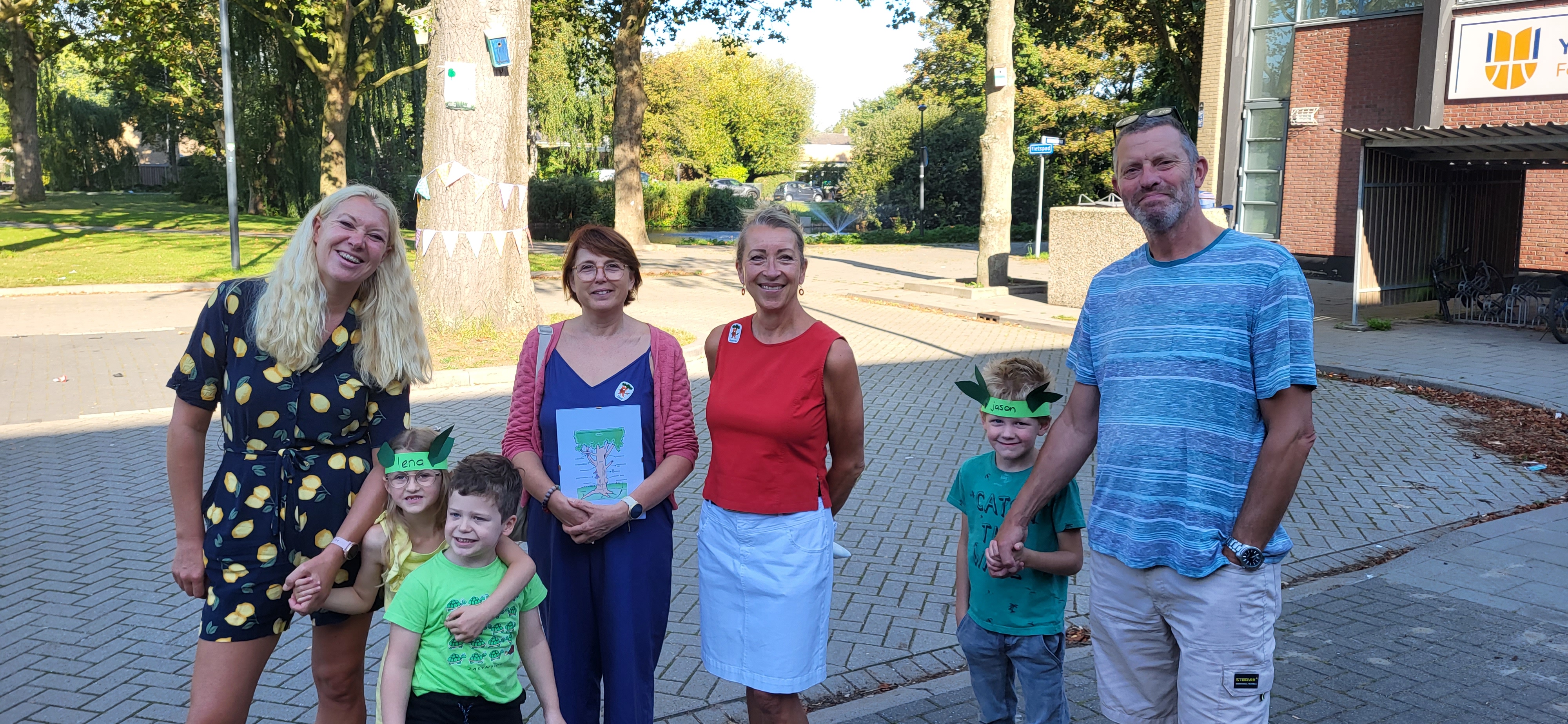 TreeTag aan abeel bij Poldervaartschool