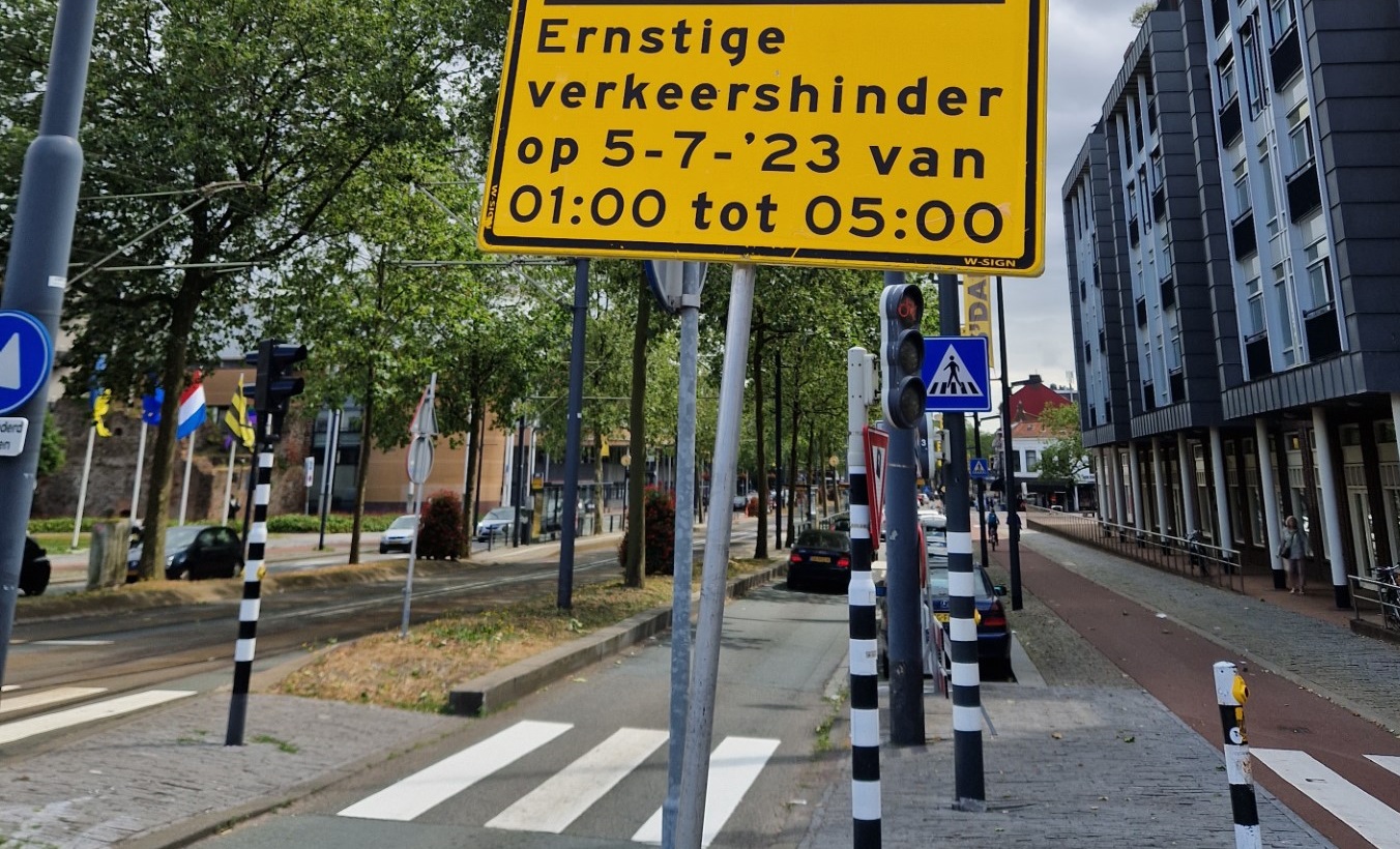 Werkzaamheden vannacht op Broersvest zijn afgelast