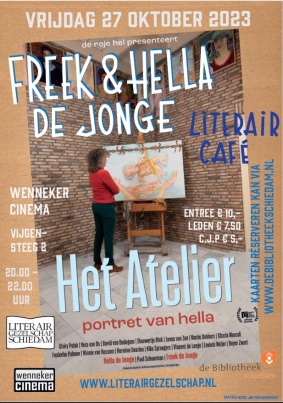 Hella en Freek de Jonge te gast in Literair Café