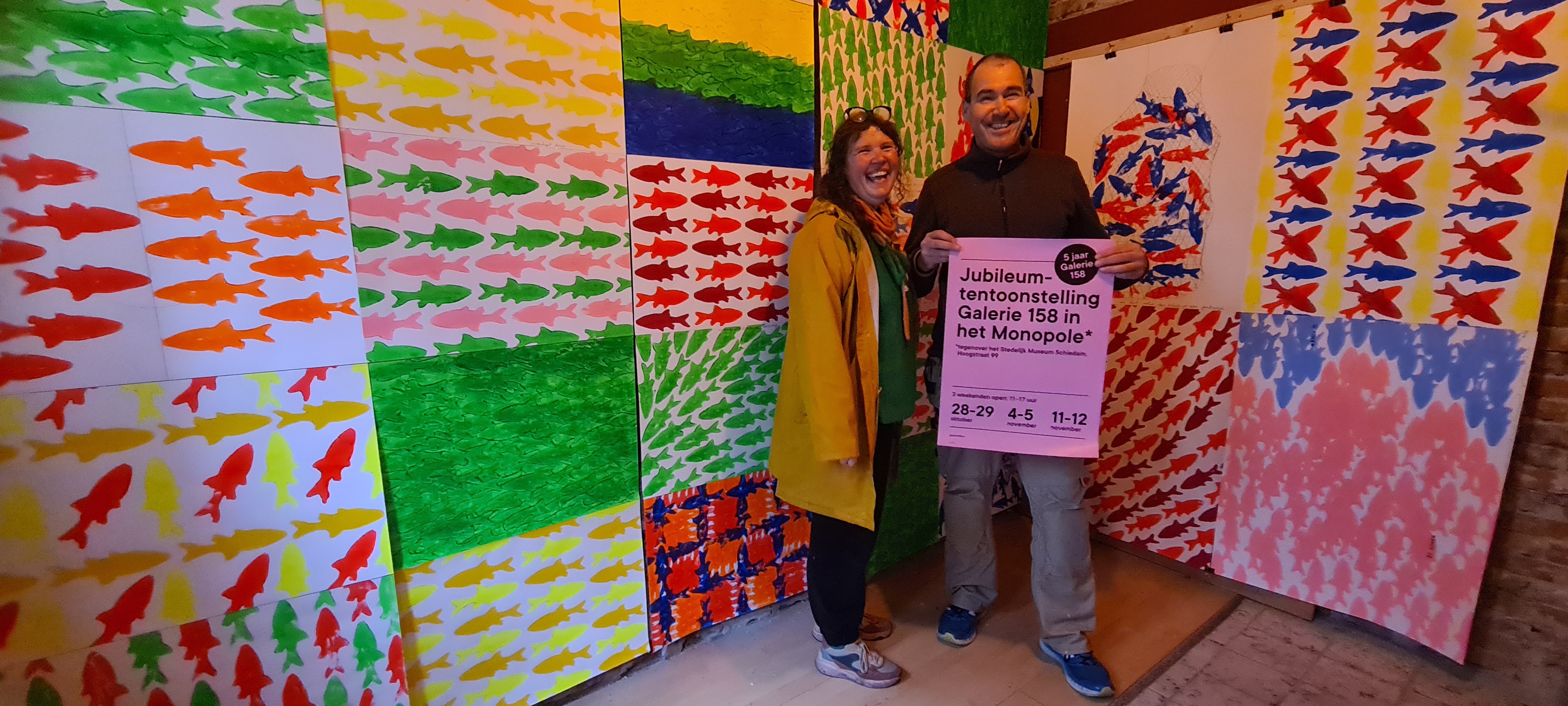 Expositie van 14 kunstenaars in de Monopole