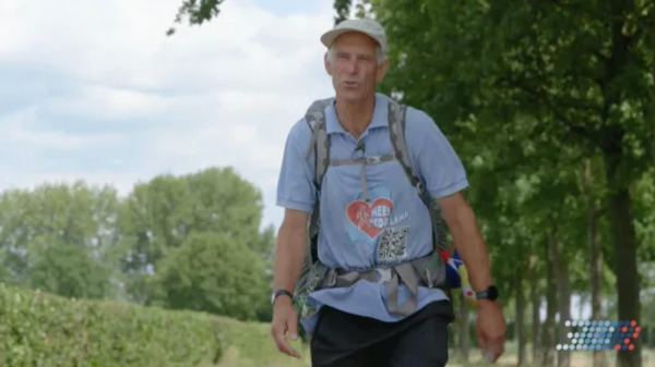 Roparunner Frank (65) wandelt heel Nederland door