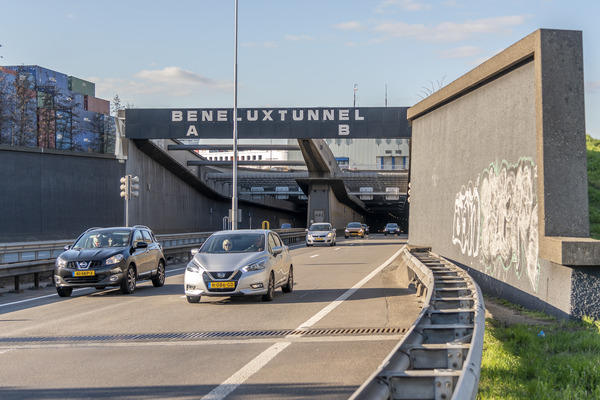 Nachtafsluiting Beneluxtunnel (A4) dinsdag 10 december