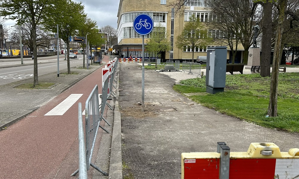 Steentjesvoetpad wordt vervangen door stoeptegels