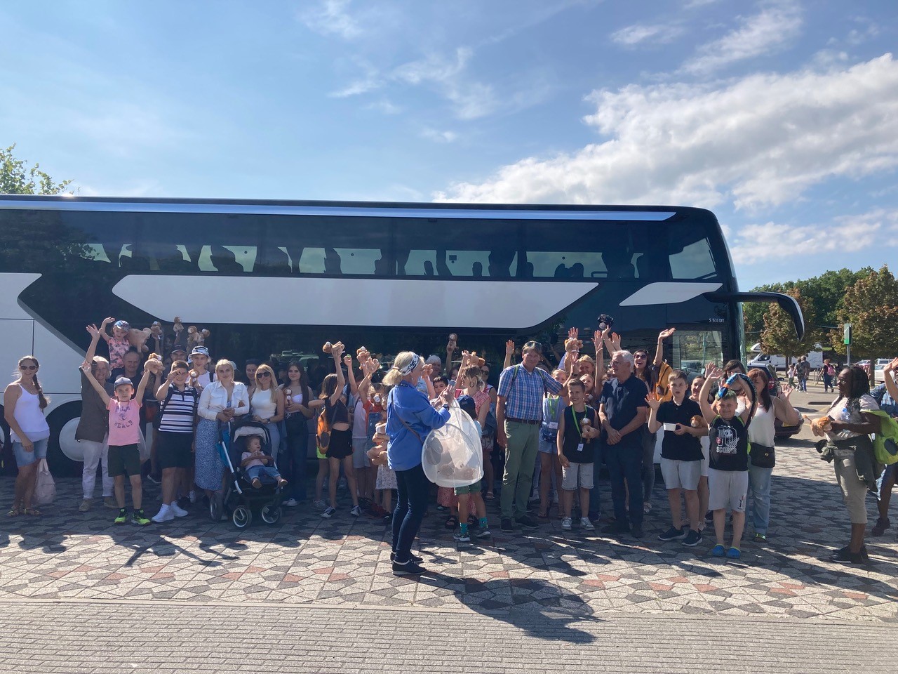 Oekraïense gezinnen met Lions naar Blijdorp