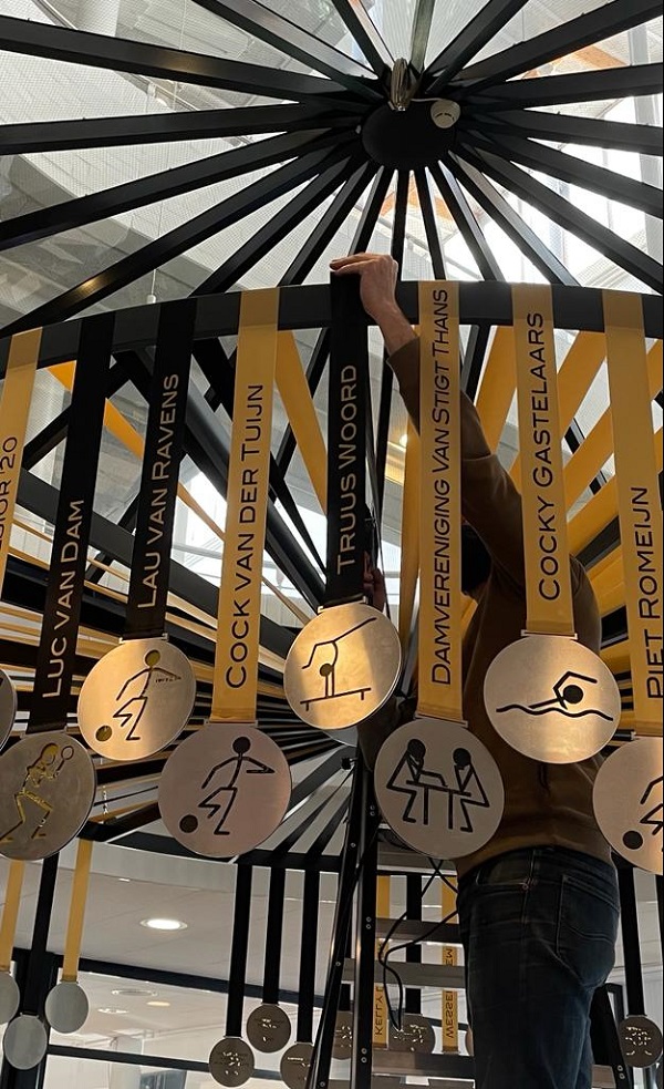 Uitreiking prijs 'Sporter van het Jaar' aan honkballer Aaron de Groot