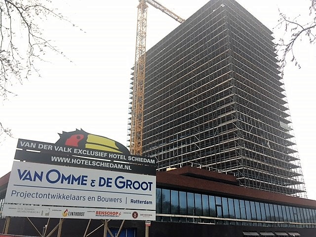 Van der Valk Hotel Schiedam bereikt zijn hoogste punt