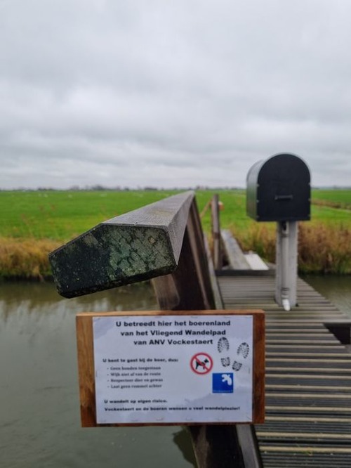  Tijdelijke wandeling door boerenland