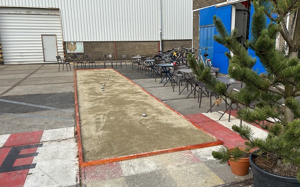 Zie in het artikel waar deze nieuwe jeu-de-boules-baan is