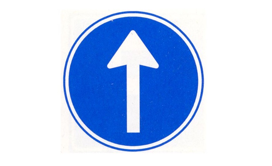 Verplichte rijrichting voor vrachtauto's