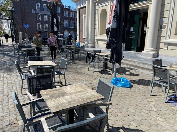 Terras Korenbeurs vanaf woensdag 28 april geopend