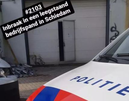 Inbraak in een leegstaand bedrijfspand