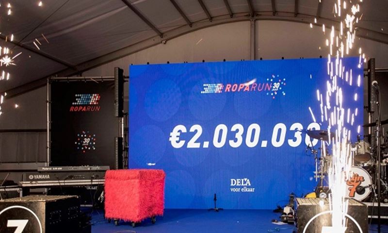 Roparun 2021 brengt ruim twee miljoen euro op