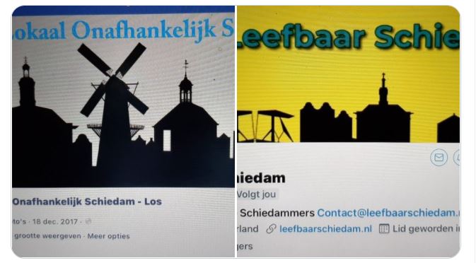 Lokaal Onafhankelijk Schiedam vindt Leefbaar Schiedam 'erg origineel' 