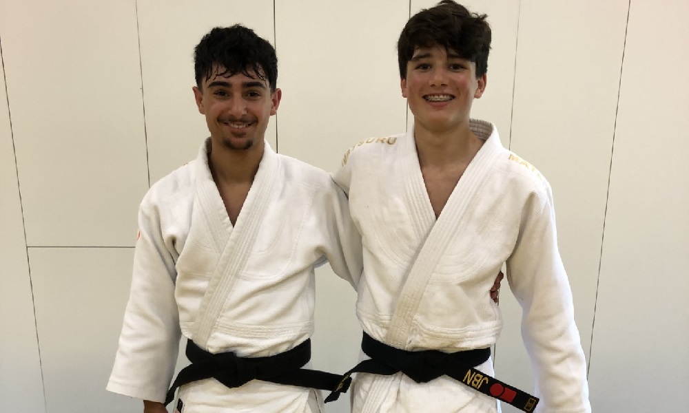 Sebastian Olsen behaalt eerste dan judo