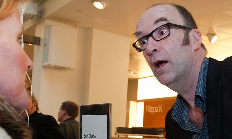 Oog in oog met Bart Chabot tijdens bliksembezoek