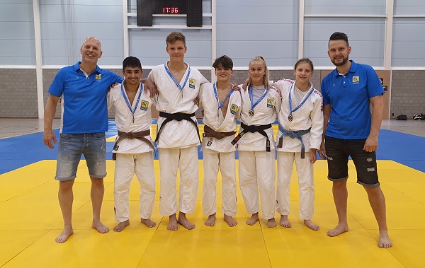 Drie Schiedamse judoka's zijn kampioen van Zuid-Holland