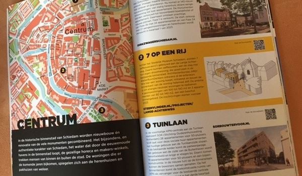 Brochure met 21 nieuwbouwplannen in Schiedam