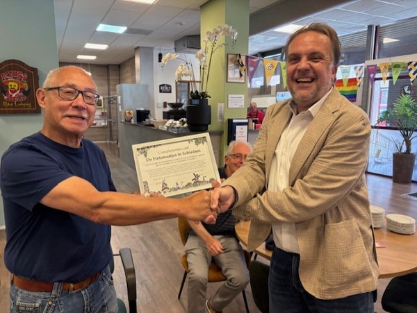 Complimenten voor vrijwilligers Fietsmaatjes