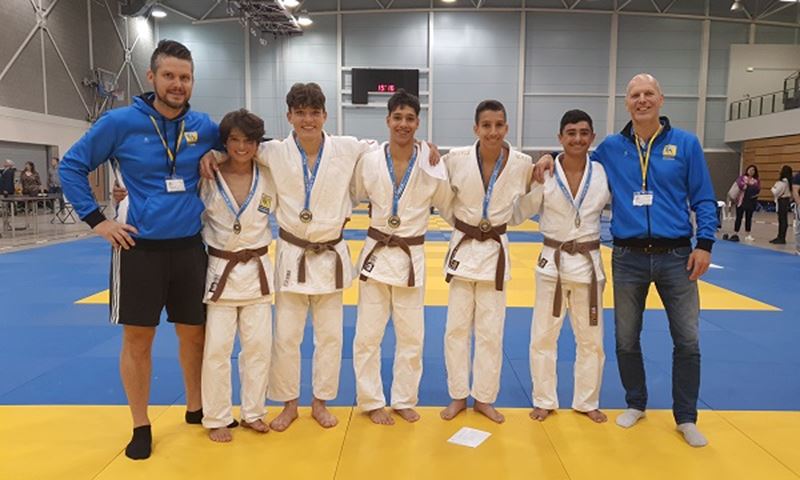 Vijf podiumplaatsen op Zuid-Hollands kampioenschap judo