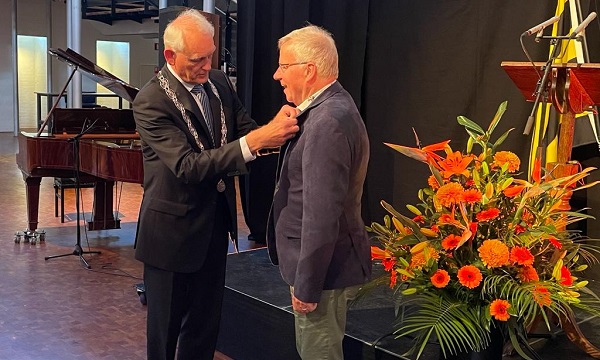 Theo Reijman is benoemd tot Lid in de Orde van Oranje Nassau