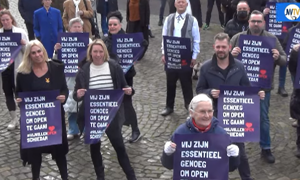 Horeca-ondernemers, cultuur en winkeliers maken een statement