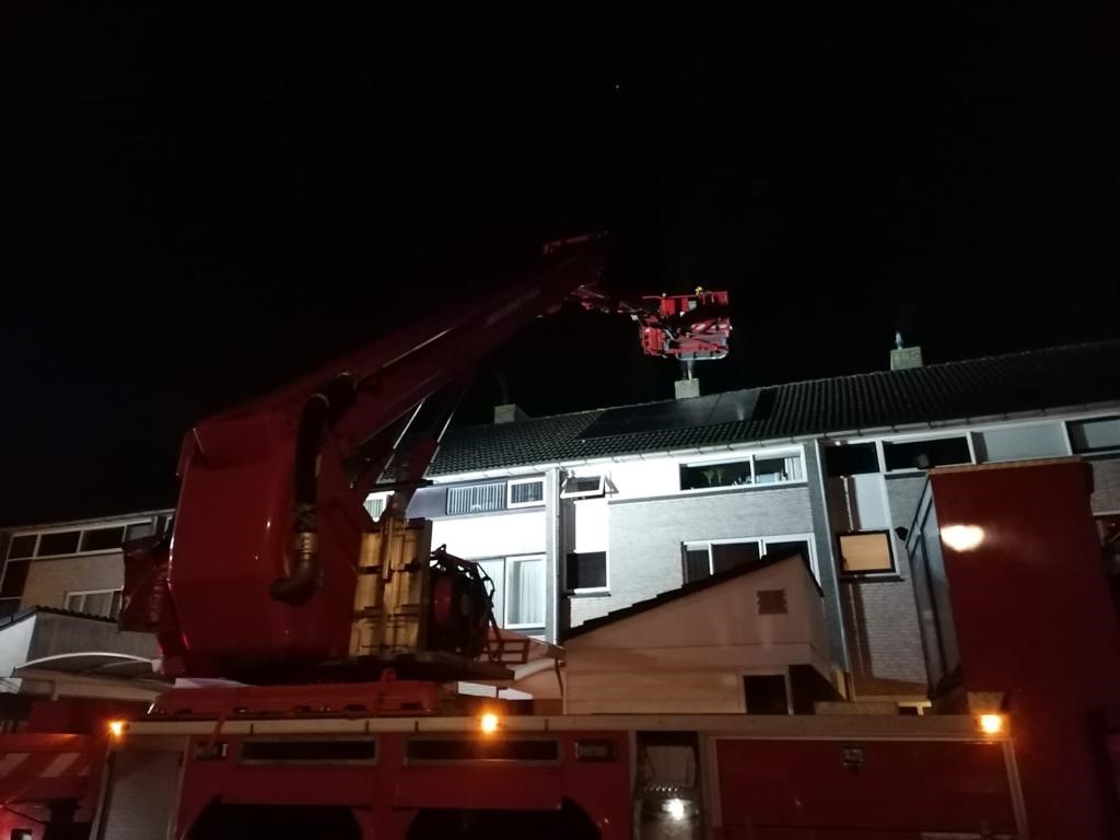 Eerste schoorsteenbrand van het nieuwe jaar