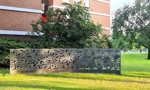 Dit is de nieuwe plek van de 'Wand van kant' van Paul Beckman