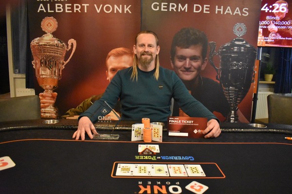 Martin van Eersel kwalificeert zich voor finale ONK Poker