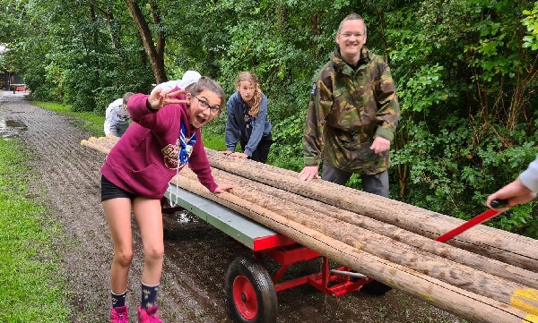  Scouting Tono-groep ging op Minecraft Expeditie 