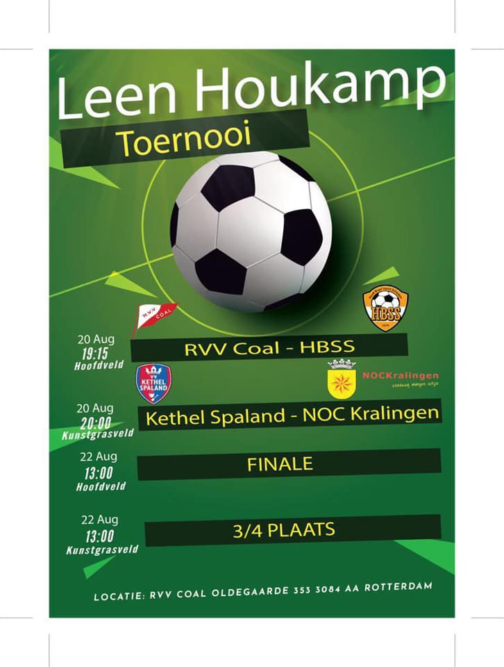 Opnieuw toernooizege Kethel Spaland; flater voor HBSS