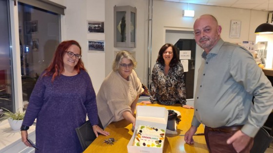 Taart voor vrijwilligers 'Steunpunt Dak- en thuislozen'