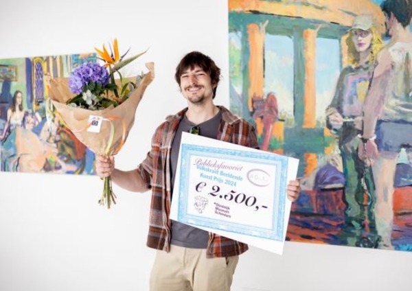 Sebastian Haquin wint Volkskrant Beeldende Kunst Publieksprijs