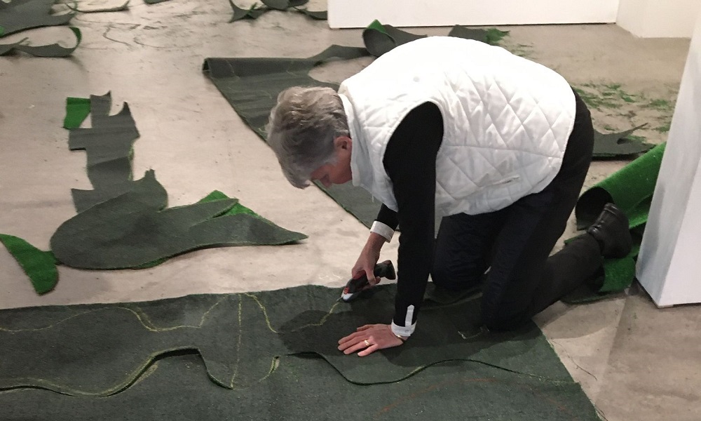 Er komt tijdelijk kunstwerk van 100 vierkante meter in de Plantage