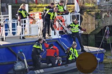 Overleden persoon in het water aangetroffen