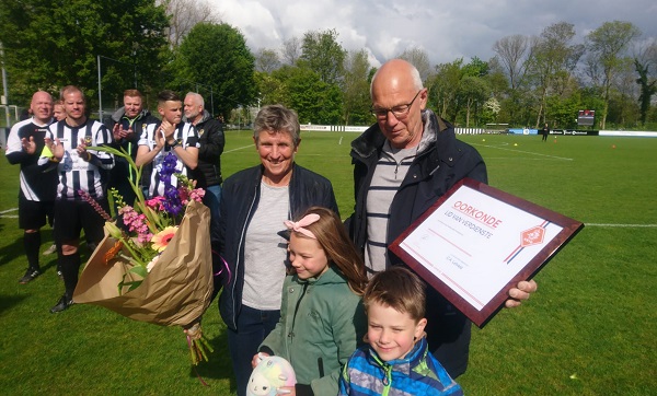 Kees Leliveld van Excelsior'20 gehuldigd 