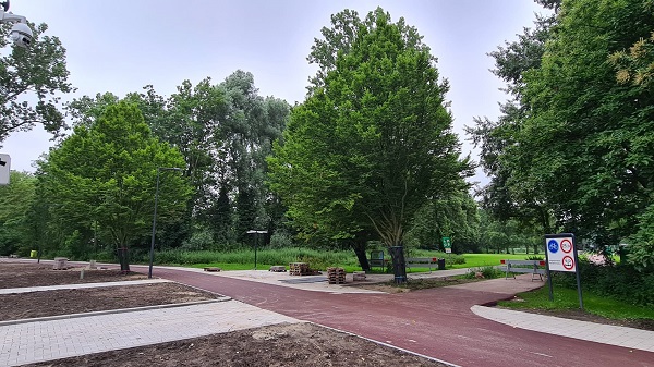 Fietspad krijgt kleur