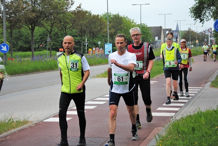 Wandelingen in verschillende afstanden vanaf DWS-kantine