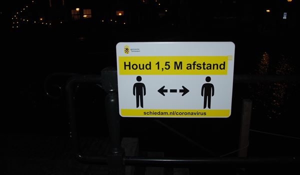Dagtotaal nieuwe besmettingen stijgt boven 7000, waarvan 53 uit Schiedam