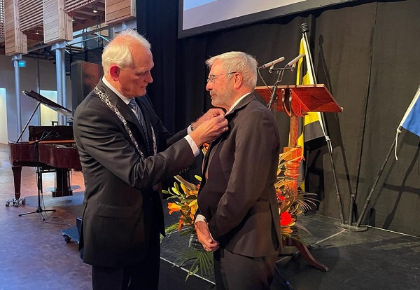 Hans van de Linde is benoemd tot Lid in de Orde van Oranje Nassau