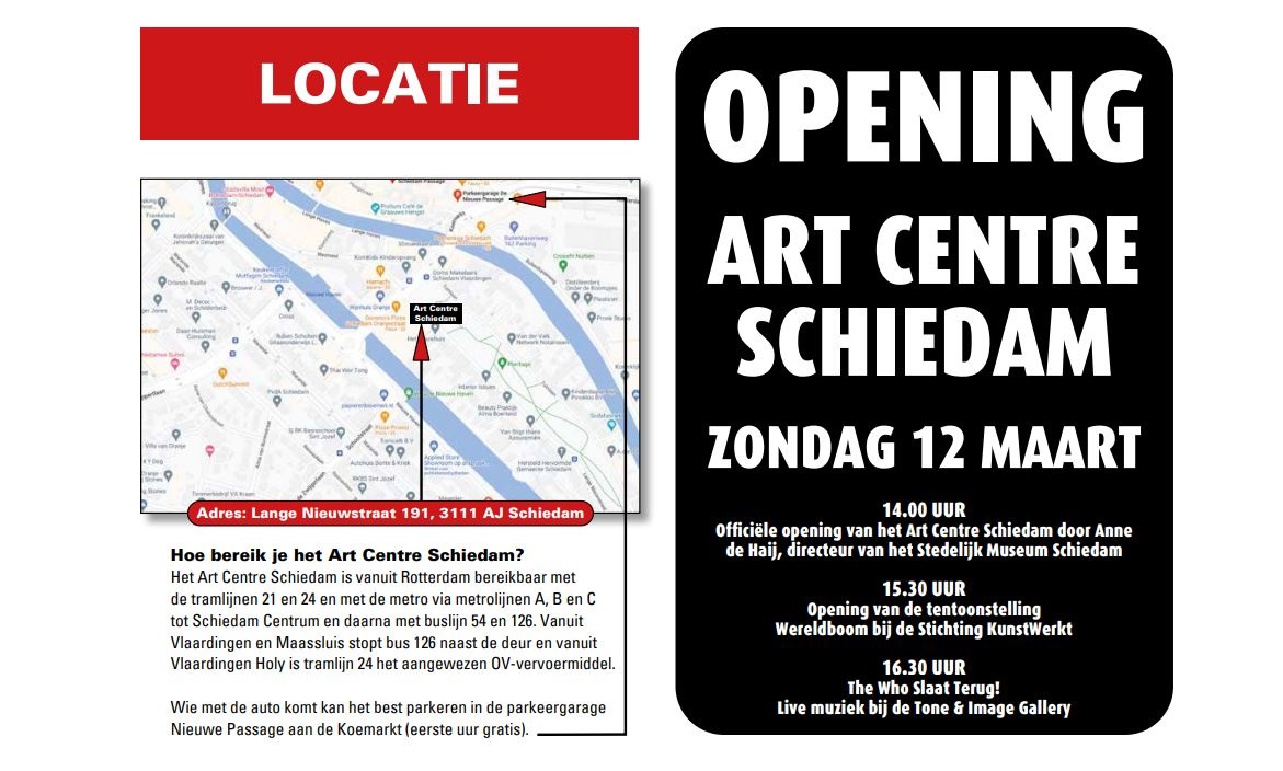 Officiële opening Art Centre Schiedam