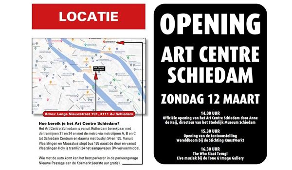 Officiële opening Art Centre Schiedam