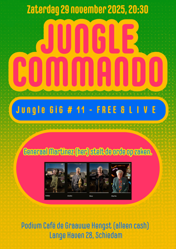 Generaal Martinez (her)stelt de orde op zaken